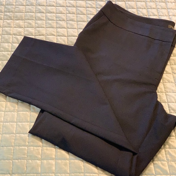 SOLD Ann Taylor Size 16 Navy Pointe Dress Pants l - Picture 1 of 7